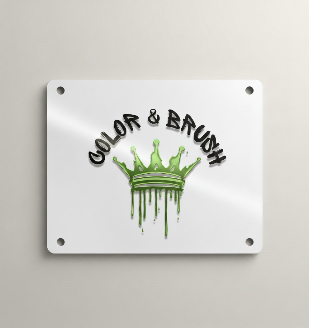 Bedrukte Aluminium Plaat 20×30 cm met gaatjes