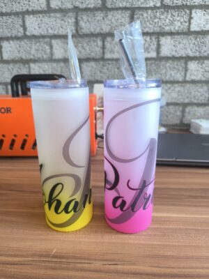 Glazen tumbler 750ml Blauw