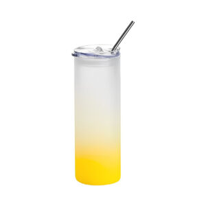 Glazen tumbler 750ml Geel