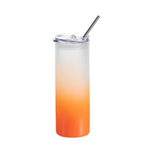 Glazen tumbler 750ml Oranje